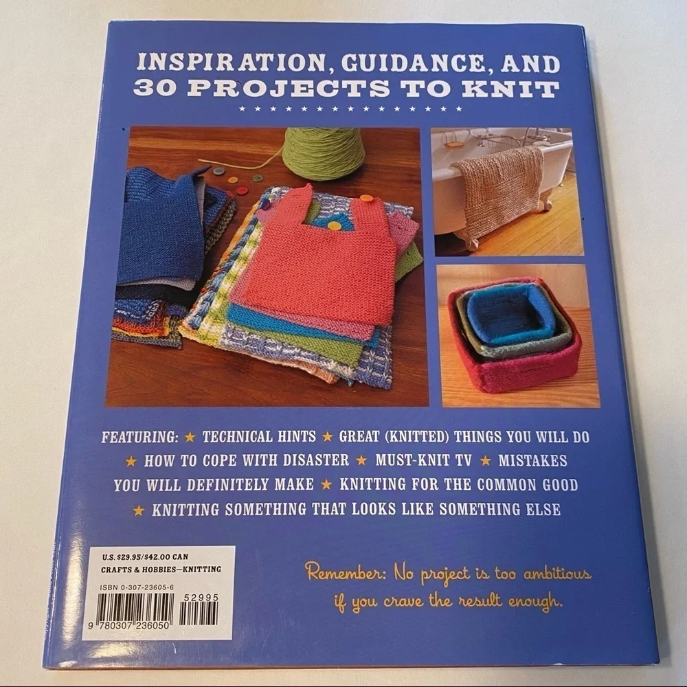 Mason Dixon Knitting Knit Patterns Craft Hardcover Book